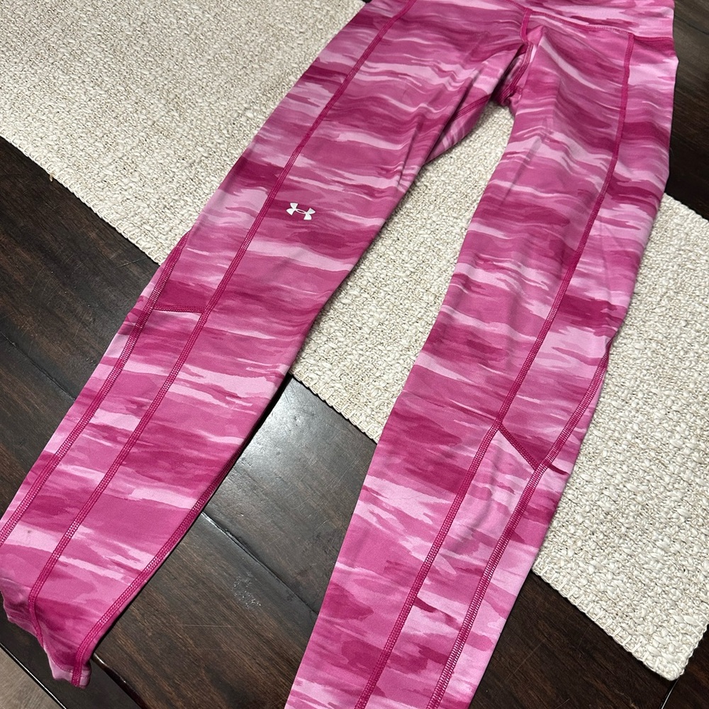 Under Armour womens Camouflage Pink Leggings